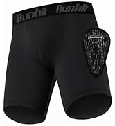 Runhit Boys Cup Underwear for Baseball Football, Youth Compression Shorts with Soft Protective At...