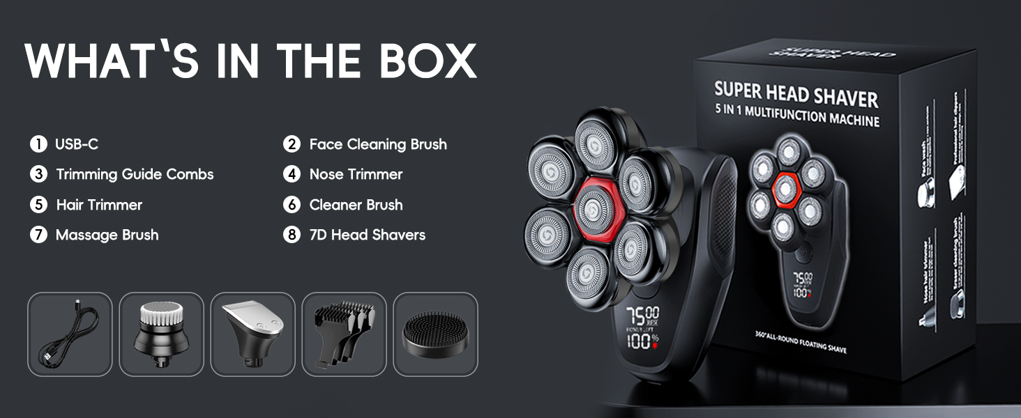 electric head shavers for bald men
