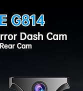 JOMISE G814 Mirror Dash Cam 4K Front and 2.5K Rear - 3X Zoom Rear View Mirror Camera, 11" UHD Dis...
