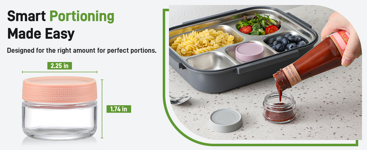 small containers with lids