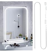 MY BEAUTY LIGHT LED Vanity Lights Strip for Mirror, 6000K Bright Daylight White Vanity Mirror Lig...