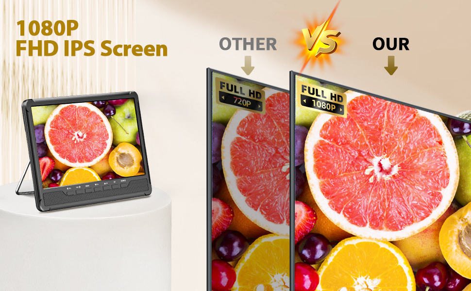 Portable TV with IPS Screen