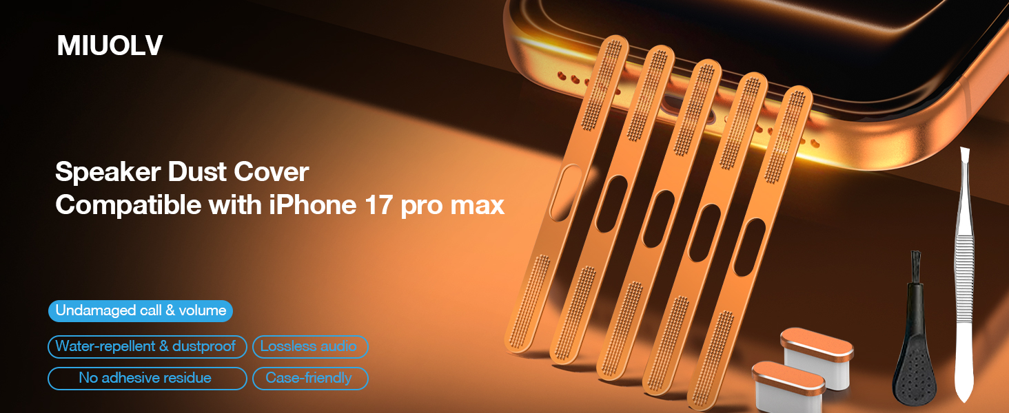 iphone 17 pro max speaker protector