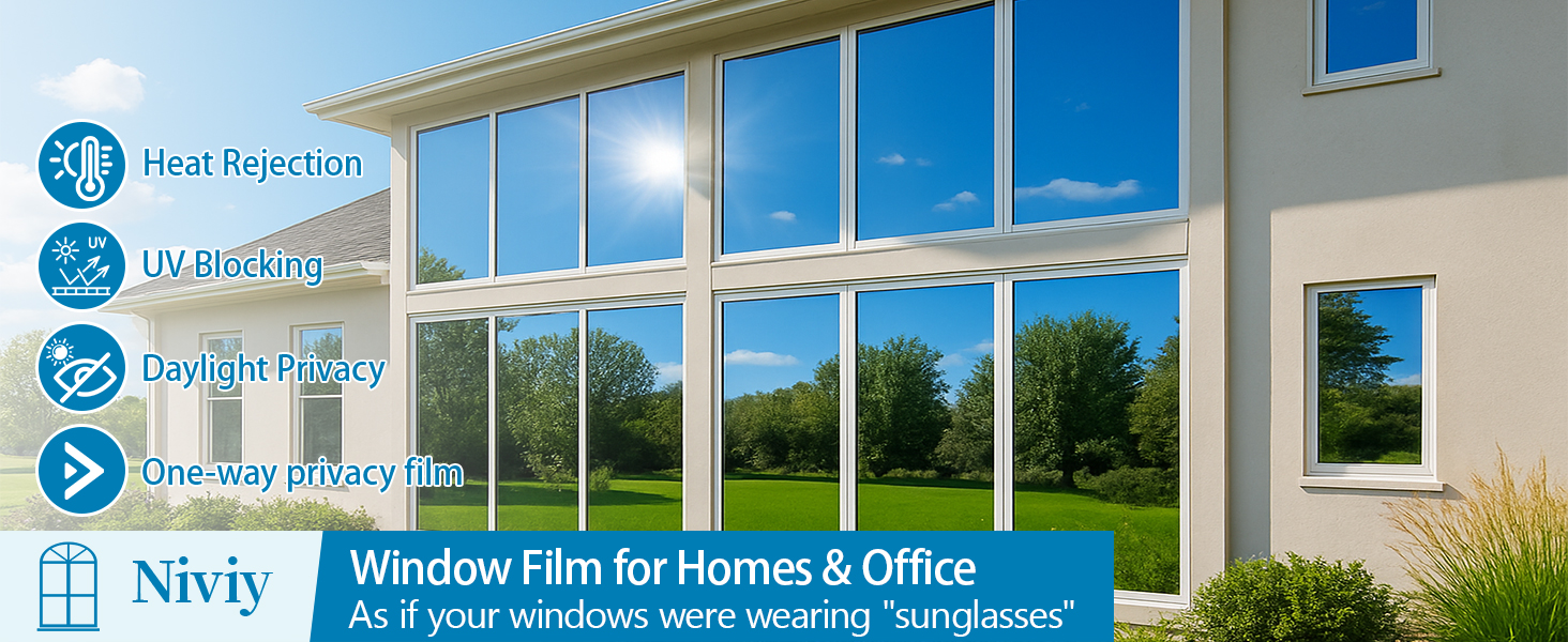 One Way Mirror Privacy Window Film