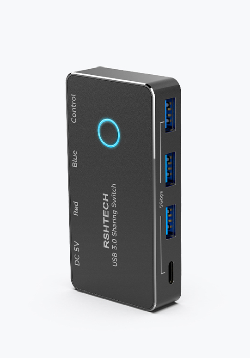 RSHTECH USB C 3.0 Switch with Controller A201R