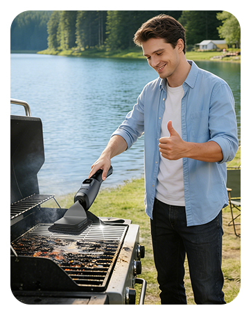 smarter scrubber grill brush