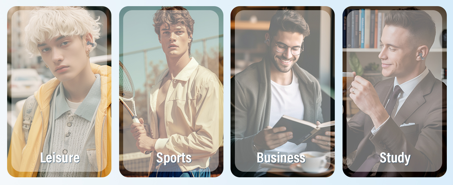 Wireless Earbuds Clip On Ear Headphones Open Ear Earbuds wireless earphone running ear bud headphone