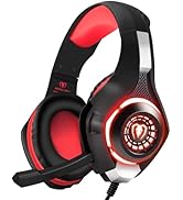 BlueFire Stereo Gaming Headset for PlayStation 4 PS4, Over-Ear Headphones with Mic and LED Lights...