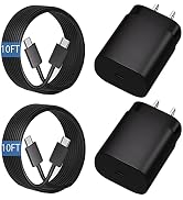 Super Fast Charger Type C, 25W USB C Fast Charger Block and 10FT Android Phone Charging Cable for...