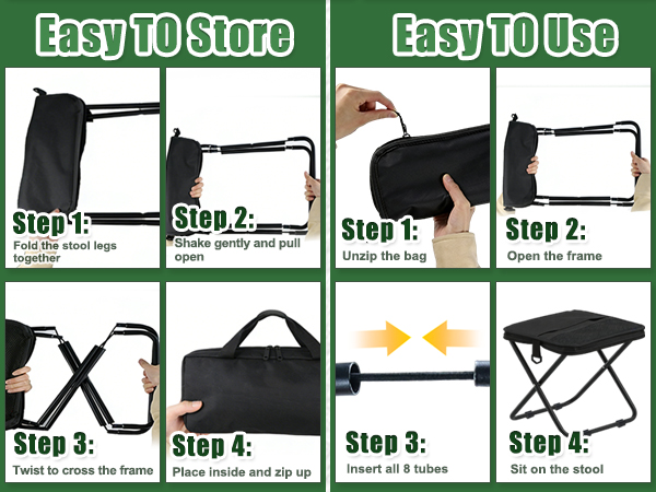 Portable Ultralight Collapsible Stool