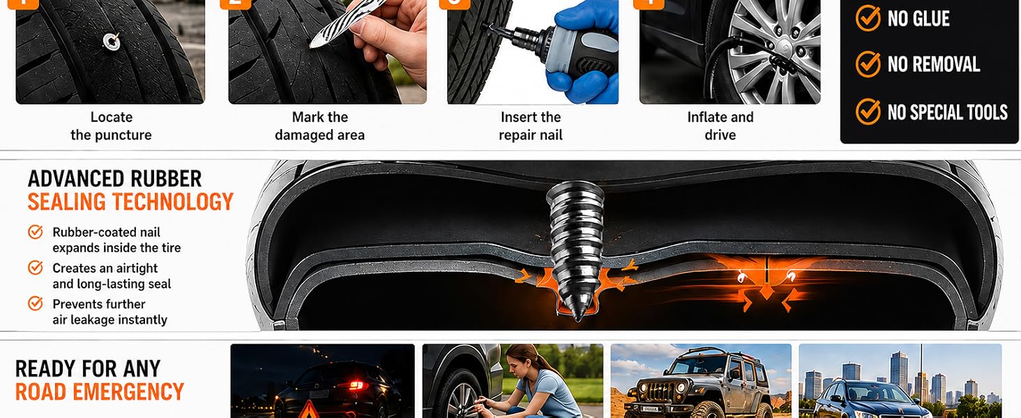  Tire Plug Kit