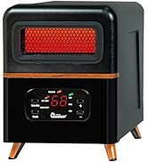 DR. INFRARED HEATER DR-978 New Upgraded Dual Heating Hybrid Portable Infrared Space Heater, 1500W...