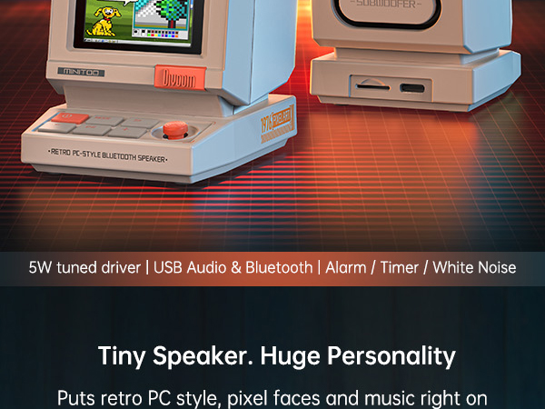 pixel art speaker for desk