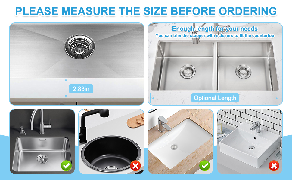 PLEASE MEASURE THE SIZE BEFORE ORDERING