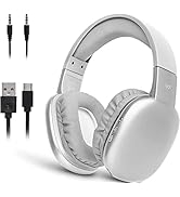 iJoy Ultra Wireless Headphones with Microphone- Rechargeable Over Ear Wireless Bluetooth Headphon...