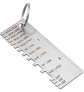 Metal Sheet Thickness Gauge, 24GA, 22GA, 20GA, 18GA, 16GA, 14GA Stainless Steel Welding Gage Wire...