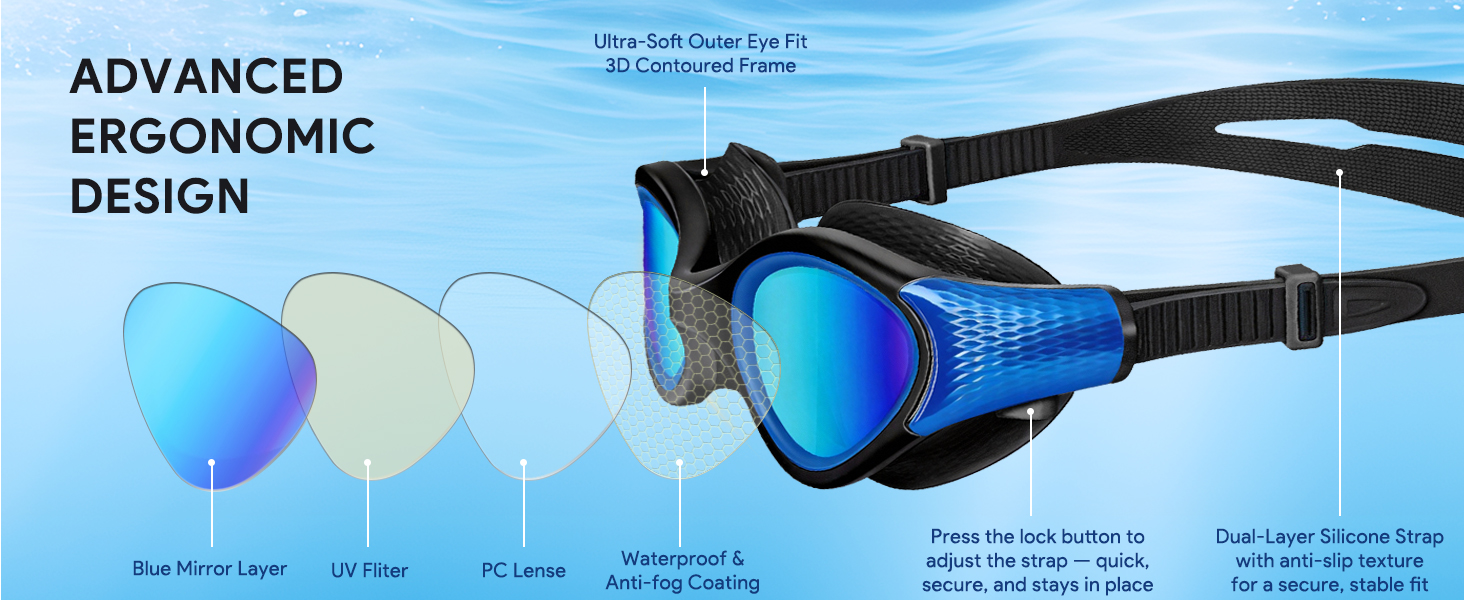 adult swimming goggles