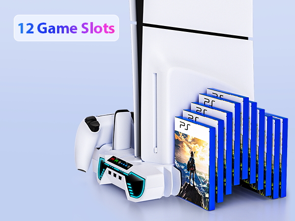 ps5 cooling station with headset holder