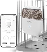 iPettie Smart WiFi Hanging Cage Feeder for Rabbits, Cats, Dogs &amp; Hamsters - Perfect for Pet Store...
