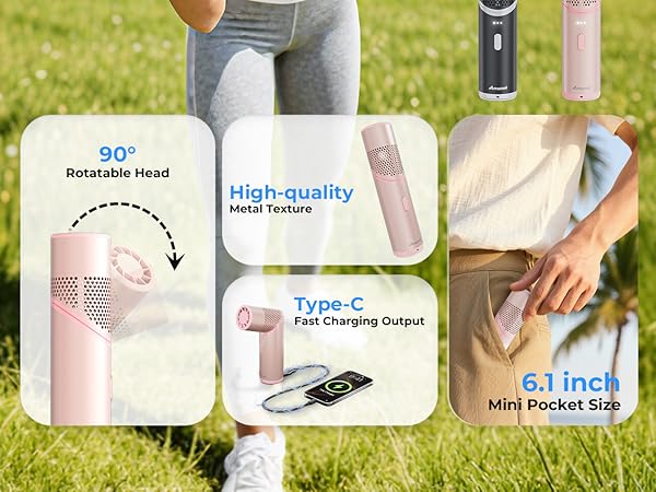 High-speed handheld fan