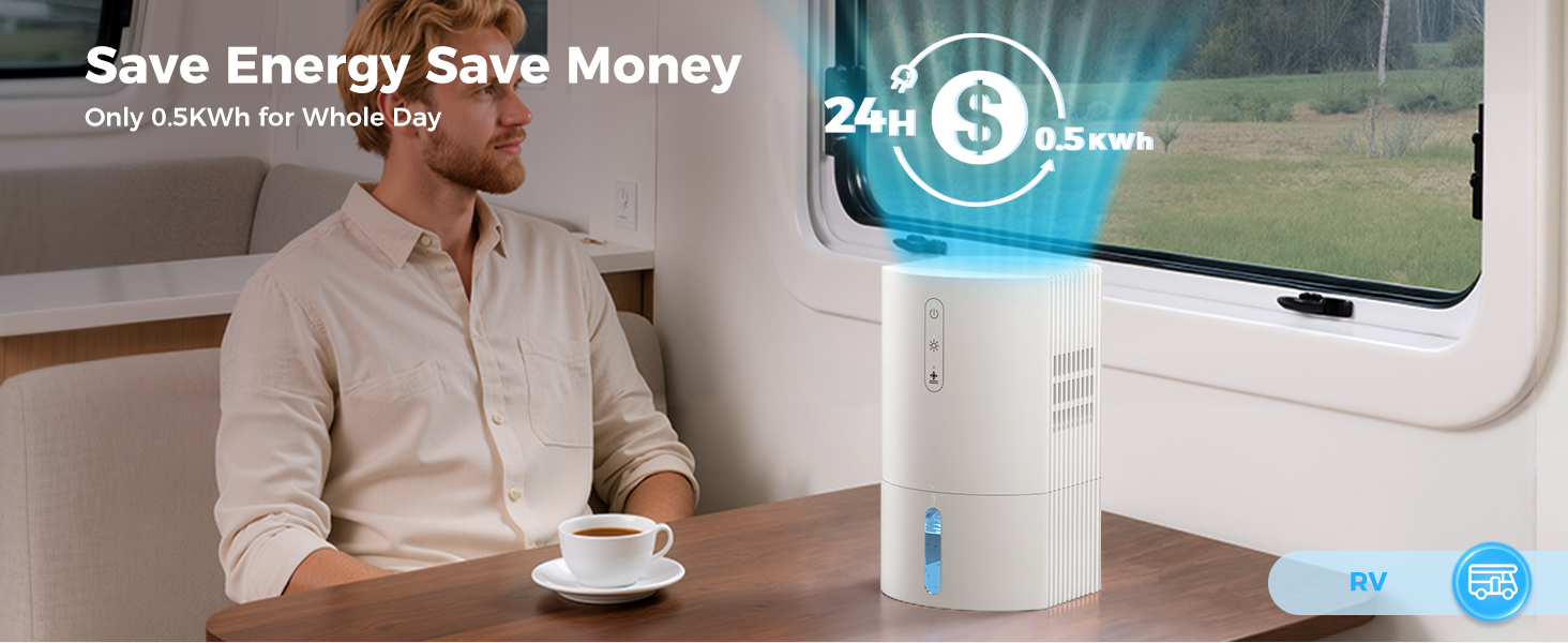 Quiet dehumidifier for home