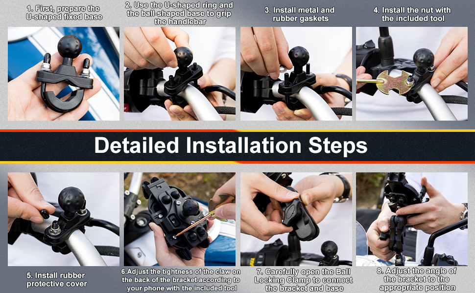 Motorcycle Phone Mount 5