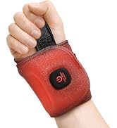 Wrist Heating Pad, Heated Wrist Wrap for Arthritis Carpal Tunnel Tenosynovitis Relief, 3 Temperat...