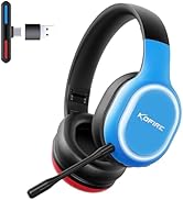 KOFIRE Wireless Gaming Headset for Nintendo Switch Lite OLED Models, 2.4GHz Bluetooth Gaming Head...