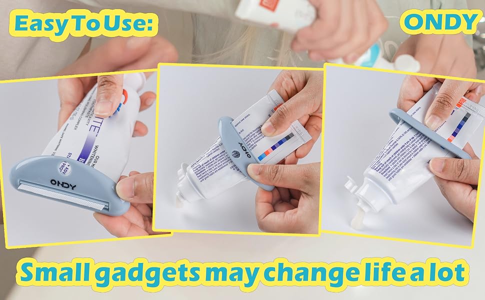 Waste-Free Toothpaste Dispenser Durable Plastic Tube Squeezer User-Friendly Toothpaste Squeezer