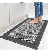 StepRite Kitchen Rugs, Kitchen Mat for Floor, 32"x20" Non-Slip Machine-Washable Commercial Floor ...