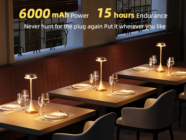 restaurant table lamp