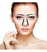 Eyebrow Mapping Tool,Eyebrow Patterns DIY Stencil, Stainess Steel Eyebrow Ruler Measurement Micro...