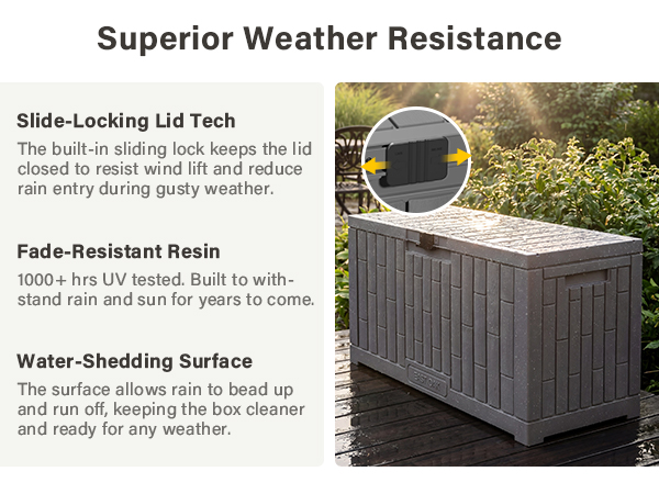 outdoor storage box 80GAL