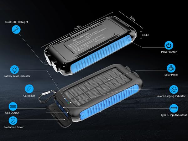 waterproof solar charger,power cell solar phone charger,battery pack charger portable,