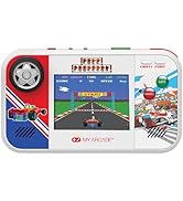 My Arcade Pole Position Pocket Player Max, Arcades, Retro Game Console with Real Racing Controls,...