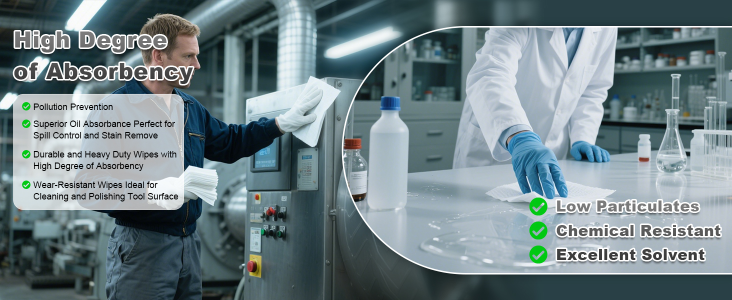 High Degree of Absorbency