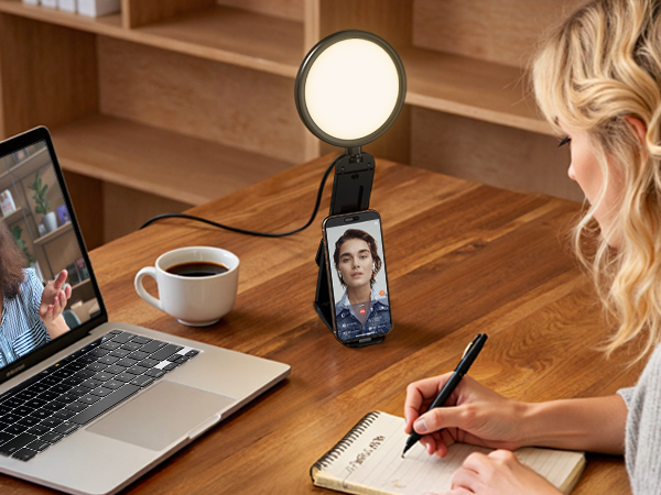 desk ring light