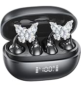 Kinglucky ClipFree A20 Open-Ear Earbuds with Butterfly Earrings, Secure &amp; Comfort Fit, Premium So...