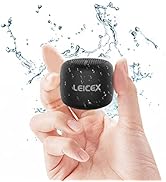 LEICEX Mini Bluetooth Speaker, Small Portable Speaker with IPX7 Waterproof Wireless Speakers for ...