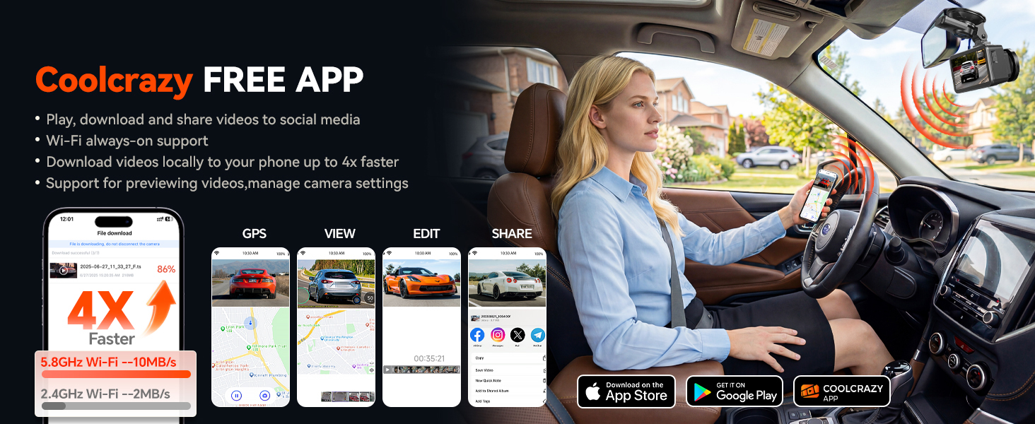 Coolcrazy FREE APP &amp;amp; 5.8G WiFi