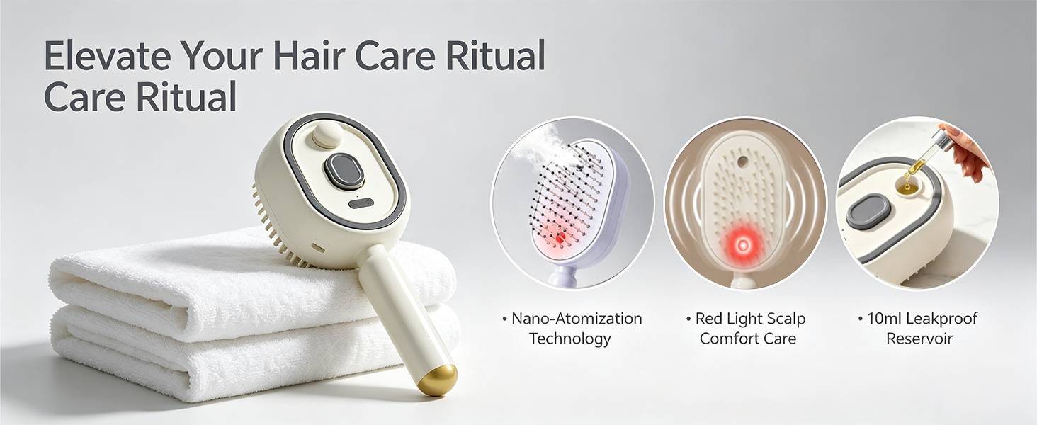 electric spray air cushion comb
