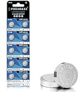 FOZAOAXE 10 Pack LR1130 AG10 389 390 L1131 Battery, 1.5V Alkaline Button Coin Cell Batteries, Lon...
