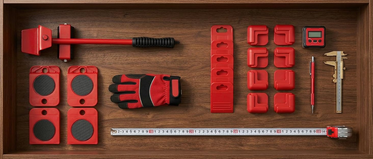 Furniture Lift Tool Set, Upgrade Furniture Movers Sliders Furniture Lifter Tool