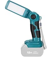 YEX-BUR 12W 1000LM LED Flashlight Work Light Powered by Makita 18V Lithium Ion Batteries BL1850 B...