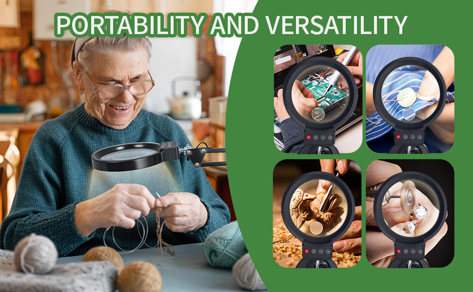 Improved clarity by at least 20 times, ultra high definition magnifying glass