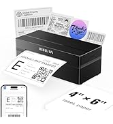 Rongta Bluetooth Shipping Label Printer, Wireless 4x6 Thermal Label Printer for Shipping Packages...