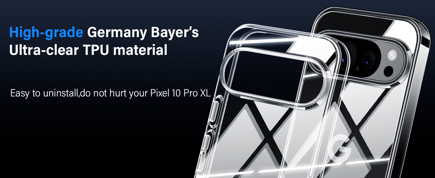 pixel 10 pro xl case clear