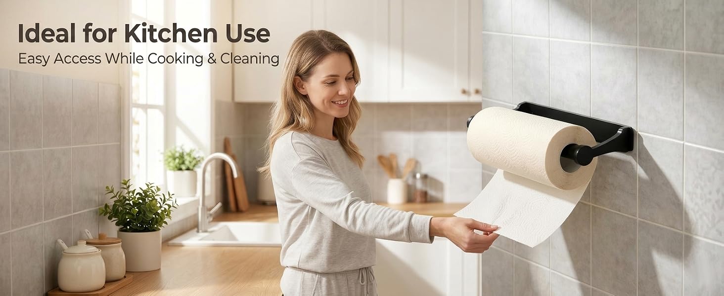 under cabinet paper towel holder for kitchen wall mount paper towel holder black