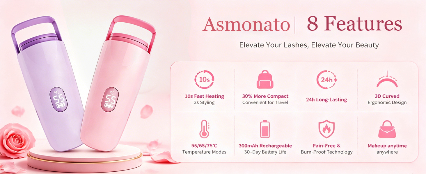 Heated Eyelash Curler Electric Lash Curler