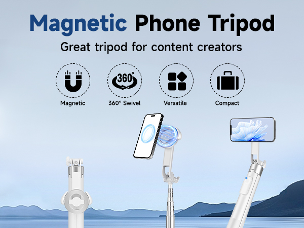 magnetic phone tripod